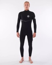 Rip Curl Mens E6 E-Bomb 5/3mm Zip Free Wetsuit Black Medium Tall