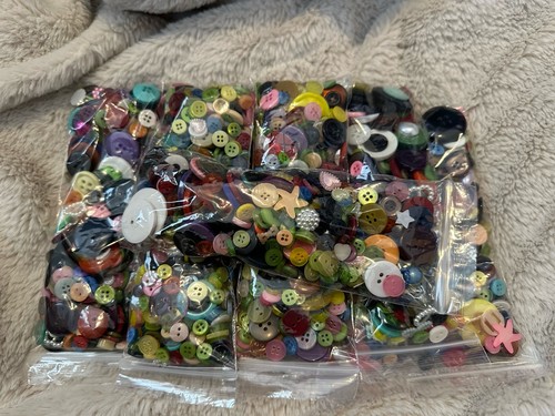 Buttons bags of mixed - of,