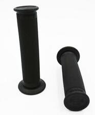 Genuine Domino Slim Full Diamond Grips in Black for Bultaco Trials Bikes