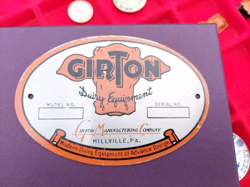 Rare girton dairy equipment - girton,