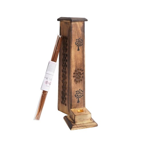 Tree life incense box ash - incense,