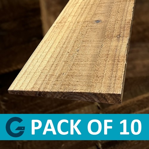 125mm wide feather edge fence - wide,