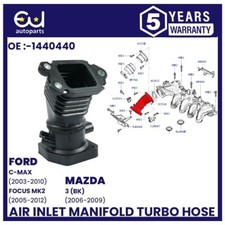 FOR FORD FOCUS C-MAX MK2 MAZDA 3 AIR INLET MANIFOLD TURBO HOSE PIPE 3M5Q9351EB