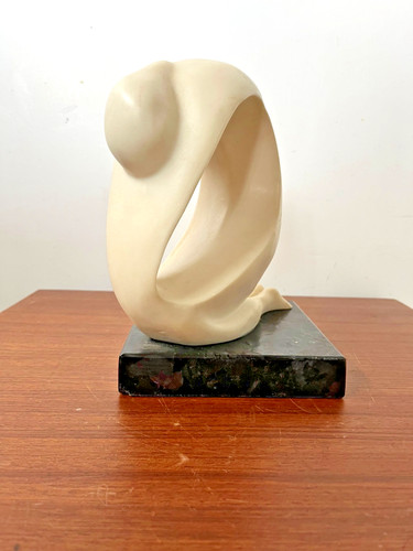 Abstract modernist white stone - modernist,