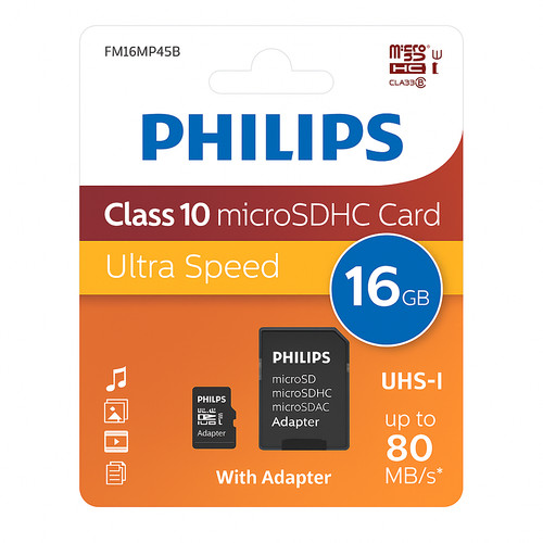 Philips 16gb micro class - 16gb, 10