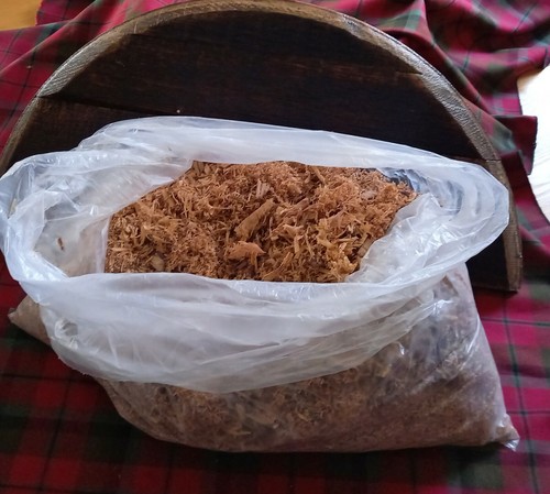 Oak cask wood shavings - oak, shavings/dust