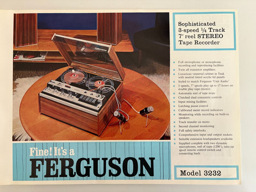 Ferguson model 3232 - 3, speed