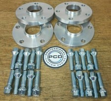 4x 5x114.3 Hubcentric Wheel Spacers, 15mm & 20mm 60.1 CB 20x Bolts UK Made