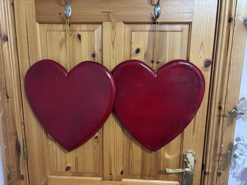 Red polystyrene hanging - polystyrene,