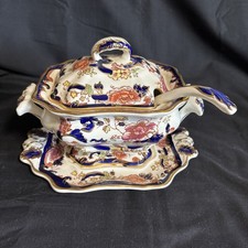 Masons ironstone mandalay - ironstone, blue