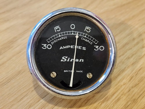 Vintage siran ammeter 30 - siran, 30-0-30