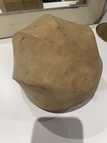 Vintage wooden hat block for - vintage,