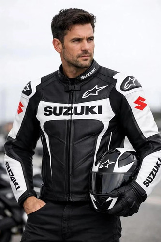 Custom suzuki leather - suzuki,