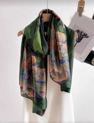 Large imitation silk scarf - imitation, scarf(180