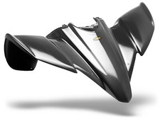 NEW YAMAHA YFZ 450 PLASTIC BLACK CARBON FIBER FRONT FENDER 04-13