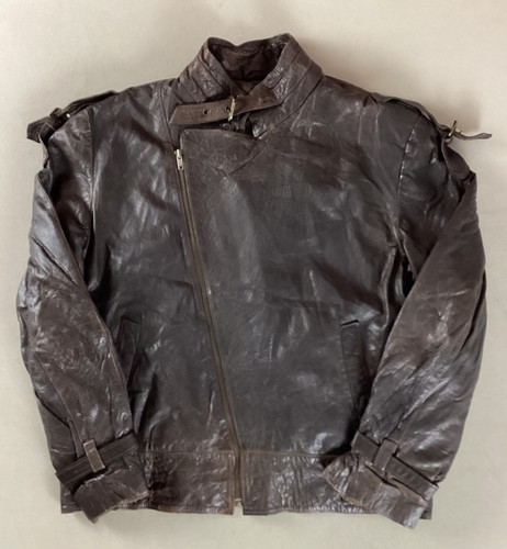 Vintage leather biker jacket - vintage,