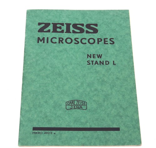Zeiss jena microscopes - zeiss, new