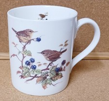 Wren Birds Scene Mug Fine Bone