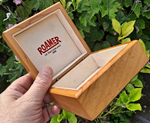 Roamer vintage wooden watch - roamer,