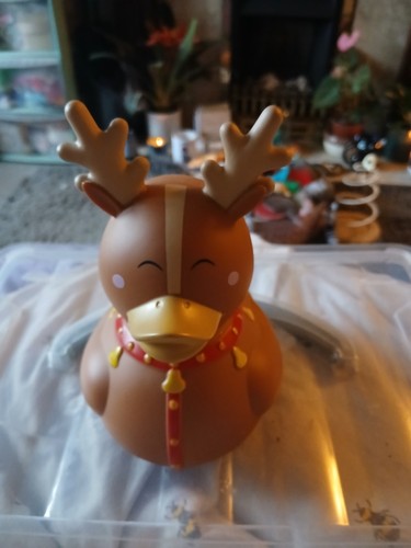 Large christmas rubber duck - rubber,