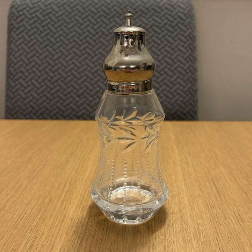 Vintage glass sugar shaker - vintage,