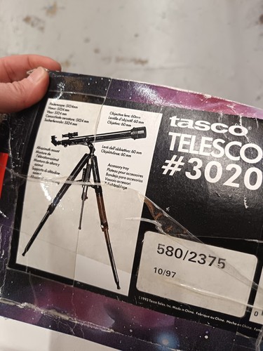 Vintage tasco telescope black - telescope,