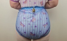 Blue LOCKING CLEAR PVC Plastic