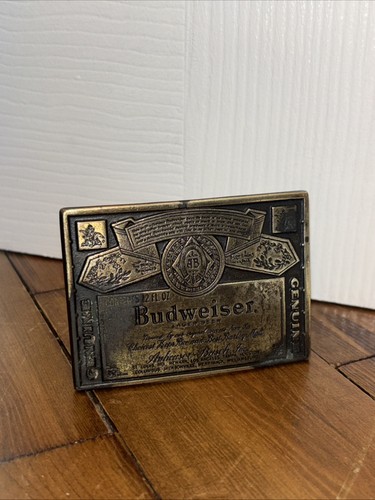 Vintage budweiser brass - vintage,