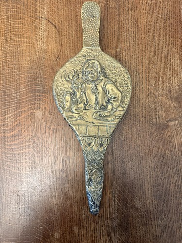 Vintage brass fireplace - brass,