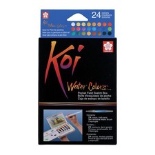 Koi Water Colors Sketch Box 24