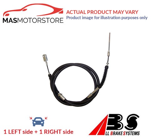 Handbrake cable pair - rear, abs