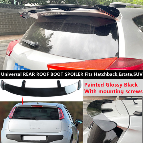 Universal painted black rear - black,