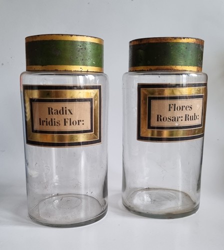 Vintage pair large antique - pair,