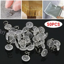 50 X Clear Heads Twist Pins