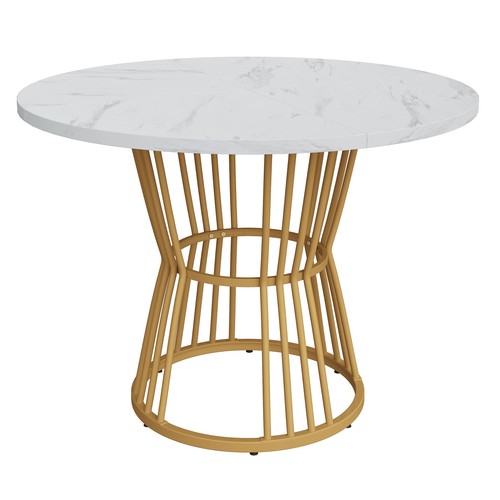Round dining table - round,