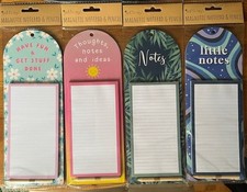 Magnetic Message Memo Note Pad Kitchen Shopping List Groceries To Do With Pencil