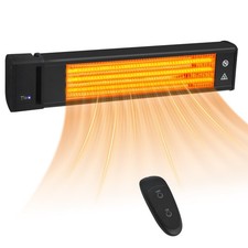 EAGLE PEAK Infrared Patio Heater 1500W Wall-Mounted Outdoor Electric Heater