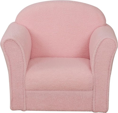 Pink kids armchair - kids, armchair,