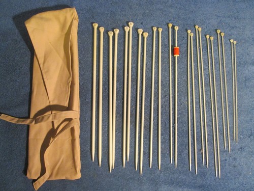 Vintage knitting needle set - knitting,