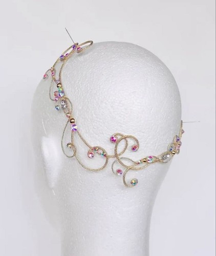 Tiara side part gold - side,