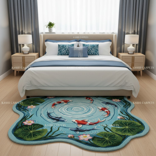 Hand tufted bellagio - tufted, fish