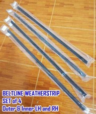 1978-1984 For Toyota Starlet KP60 KP61 62 3D Beltline Weatherstrip Rubber Out-In