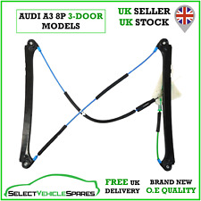 NEW AUDI A3 8P (3-DOOR) PASSENGER LEFT FRONT ELECTRIC WINDOW REGULATOR 2004-2012