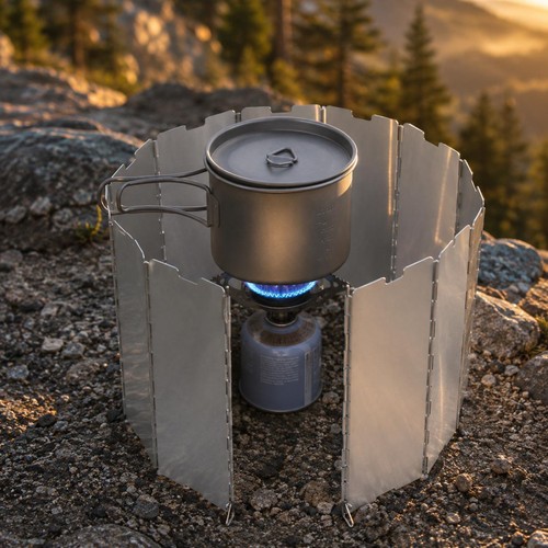 Plate camping stove wind - 12,