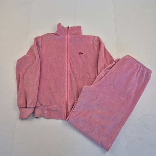 Lacoste tracksuit medium - lacoste, pink