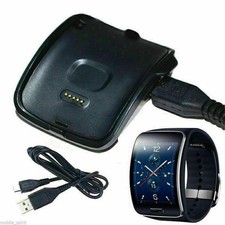 USB Charger Cradle Charging Dock for Samsung Galaxy Gear S SM-R750 Smart Watch #