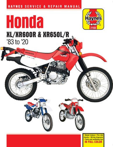 Honda xr600r xr650l r - honda, xl/xr600r