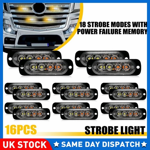 Led strobe light - led, amber