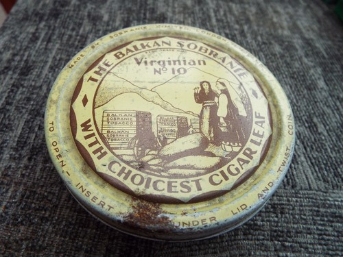 Vintage empty balkan sobranie - balkan,