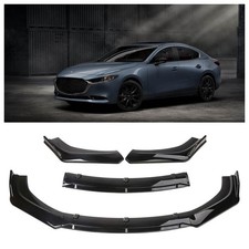 Gloss Black For Mazda RX-8 MX-5 Front Bumper Lip Splitter Spoiler Body Kit UK